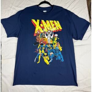 X-men The Animated Series Marvel Comics Spencer’s Blue T-shirt - XL
